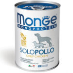 Monge Monoproteico Paté in Lattina da 400g - Solo Pollo - Adult