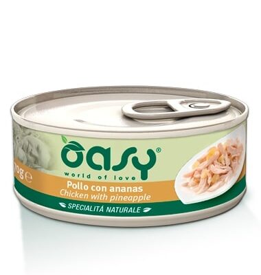 Oasy Pollo con Ananas per Gatti - 150gr