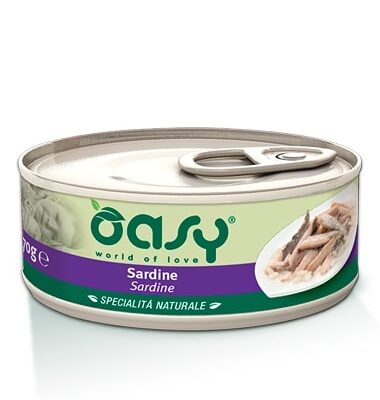 Oasy Sardine Lattina 150gr per Gatti