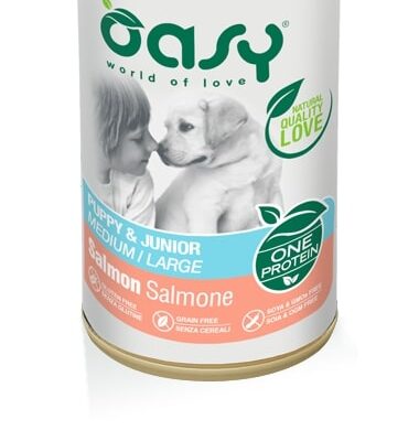 OASY ONE PUPPY ALL BREED Salmone 400gr - Alimento Completo per Cuccioli