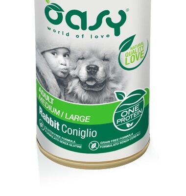 Oasy One Adult All Breed Coniglio 400gr