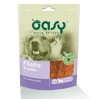 Oasy Filetto di Pollo 100gr - Snack per Cani