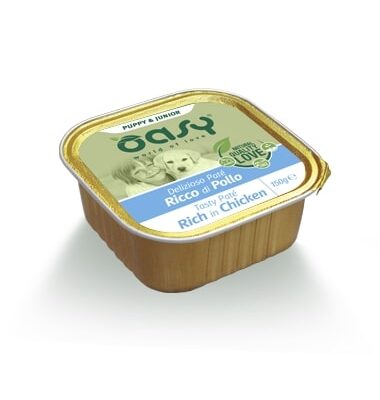 Oasy Puppy Paté Pollo 150gr - Alimento Completo per Cuccioli