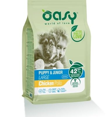 Oasy Puppy&Junior Large Pollo 12Kg