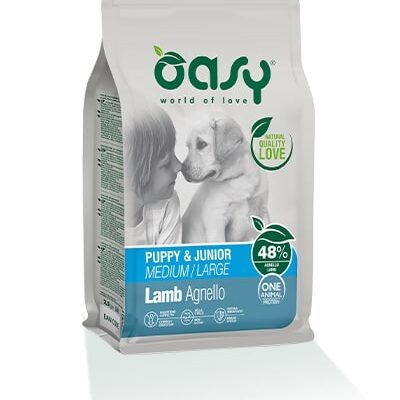 Oasy One Puppy Medium/Large Agnello 2,5Kg