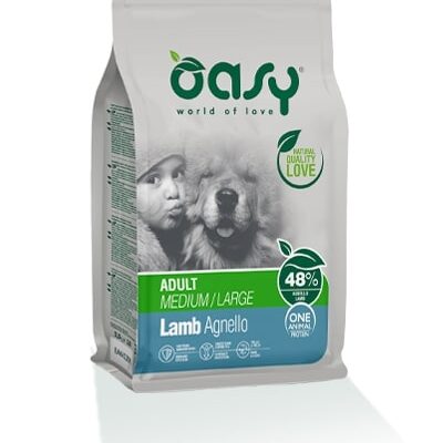 Oasy One Adult Medium/Large Agnello 12Kg