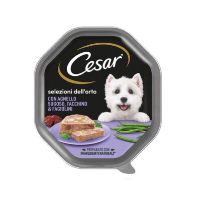 Cesar Selezioni dell'Orto con Agnello Sugoso, Tacchino e Fagiolini 150g