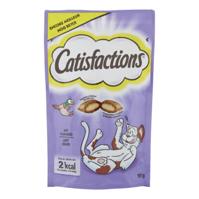 Catisfactions Anatra 60g - Snack irresistibile per gatti