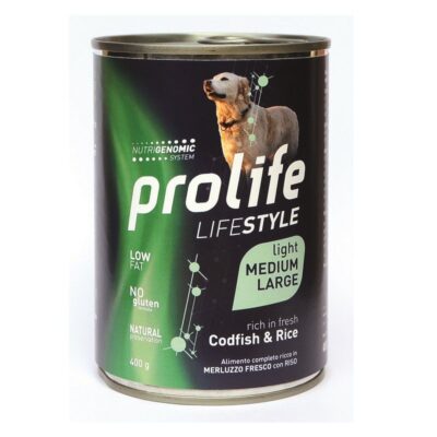 Prolife Dog Light Merluzzo e Riso 400g