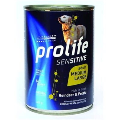 Prolife Dog Sensitive Renna e Patate 400g