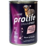 Prolife Sensitive  GrainFree Medium e Large 400g - Maiale e Patate-Adult