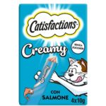 Catisfaction Snack Creamy per Gatto 4x10gr - Salmone