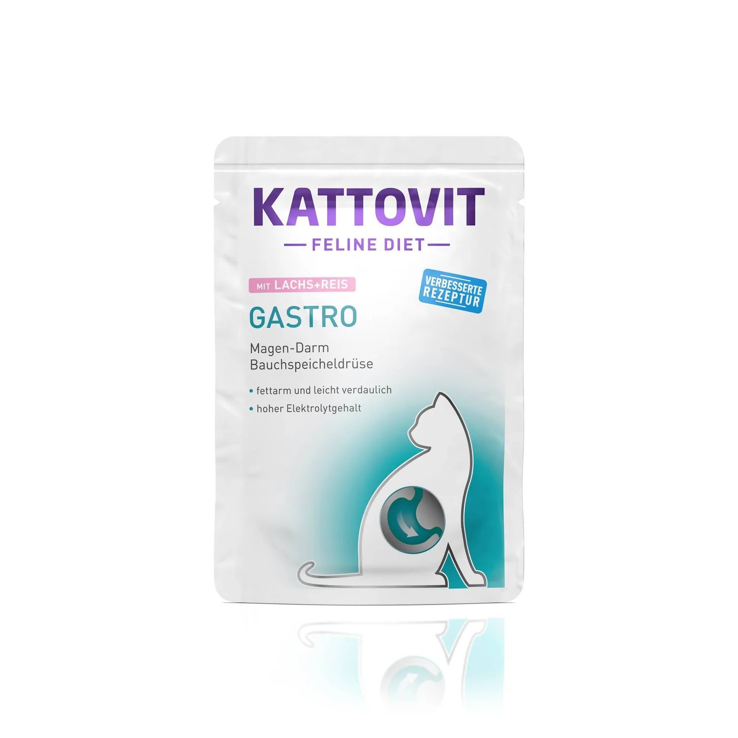 Kattovit Bocconcini in salsa Gastro Salmone e Riso 85g