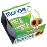 Monge Fruits Pezzetti Lattina 80g - Adult Pollo con Papaya
