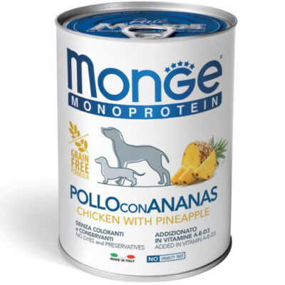 Monge Monoproteico Pollo e Ananas 400g