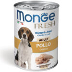 Monge Fresh Bocconi in Paté 400g - Pollo – Adult