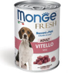 Monge Fresh Bocconi in Paté 400g - Vitello – Adult