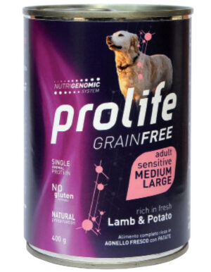 Prolife Sensitive GrainFree Medium e Large 400g