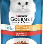 Gourmet Perle Bustine 85g - Filetti in Salsa con Manzo
