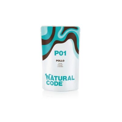 Natural Code P01 70g - Cibo Umido per Gatti al Pollo e Riso