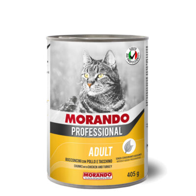 Morando Professional Bocconcini con Pollo e Tacchino 405gr per Gatti
