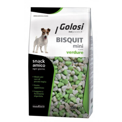 Golosi Biscotti Mini Verdure per Cani - 300g