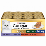 Gourmet Gold Patè Agnello e Anatra - 24x85g
