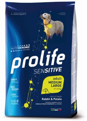 Prolife Sensitive Adult Medium/Large Coniglio e Patate