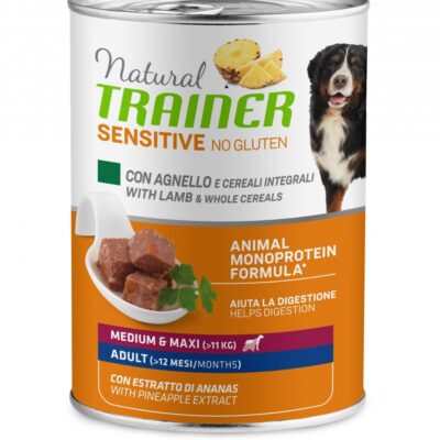 Trainer Sensitive Medium/Maxi Adult Agnello 400g