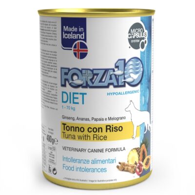 FORZA10 Diet Tonno e Riso 400gr per Cani
