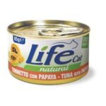 Life Cat Natural Adult Lattine 85g - Tonno con papaya