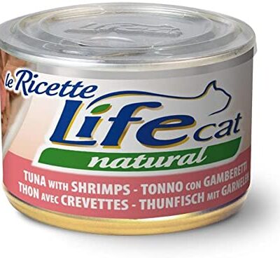 LifeCat Tonno con Gamberetti 150gr