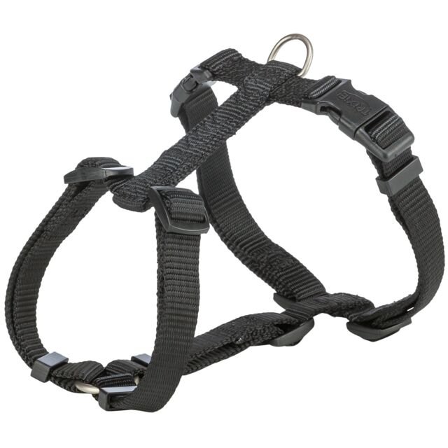 Trixie Pettorina ad H in Nylon Premium - M-L - NERO