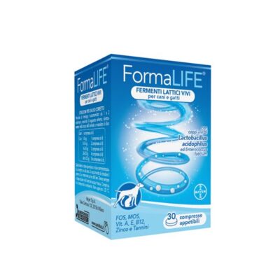 Formalife Plus 30 Compresse - Benessere Intestinale per Cani e Gatti