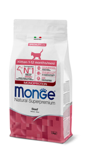 Monge Natural Superpremium Kitten Monoprotein Manzo