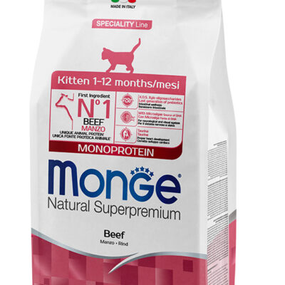 Monge Natural Superpremium Kitten Monoprotein Manzo