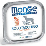 Monge Monoproteico Paté in vaschetta da 150g - Solo Tacchino - Adult