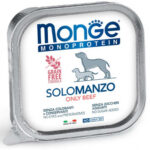 Monge Monoproteico Paté in vaschetta da 150g - Solo Manzo - Adult