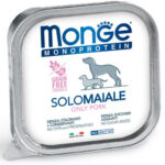 Monge Monoproteico Paté in vaschetta da 150g - Solo Maiale - Adult