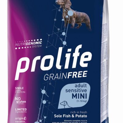 Prolife Grain Free Adult Mini Sogliola e Patate 7kg