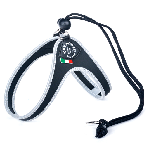 Tre Ponti Pettorina Rifrangente con Laccio Nera, Size 1