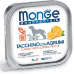 Monge Monoproteico Paté in vaschetta da 150g - Tacchino con Agrumi - Adult