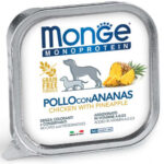 Monge Monoproteico Paté in vaschetta da 150g - Pollo con Ananas - Adult