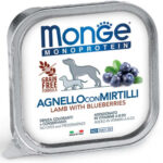 Monge Monoproteico Paté in vaschetta da 150g - Agnello con Mirtilli - Adult