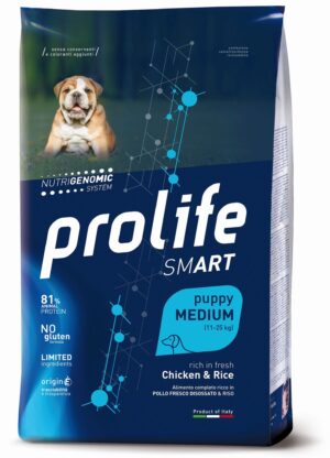 Prolife Smart Puppy Medium Pollo e Riso