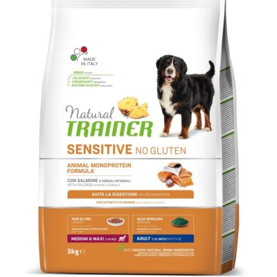 Trainer Sensitive Medium/Maxi Adult Salmone 3Kg