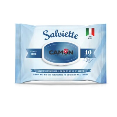 Camon Salviette Talco 40pz per Cani
