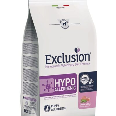 Exclusion Hypo Puppy Maiale e Piselli 2Kg