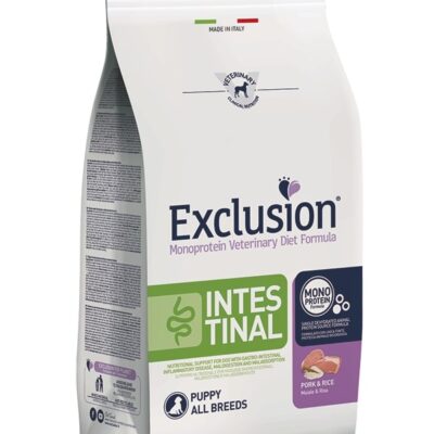 Exclusion Intestinal Puppy Maiale e Riso 12Kg