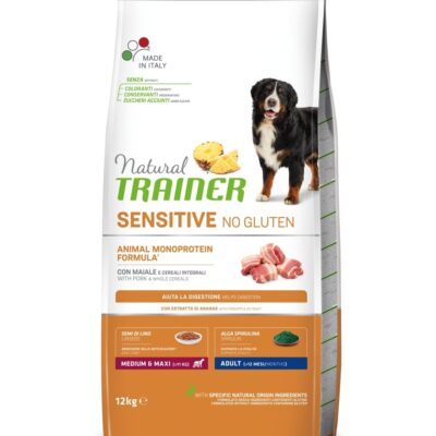 Trainer Sensitive Medium/Maxi Adult Maiale 12Kg